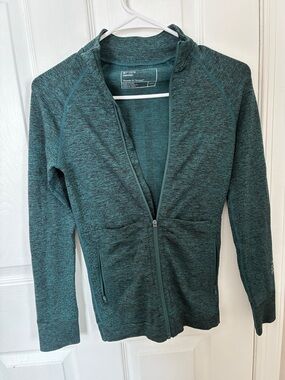 Figs Women's Caribbean Blue Zip Jacket